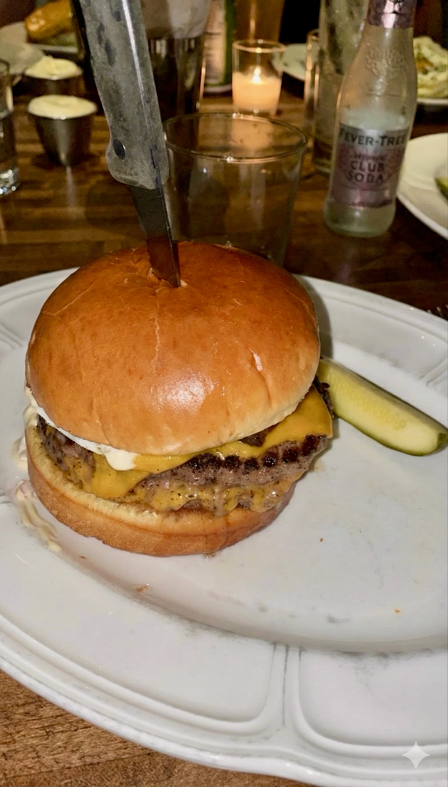 The Single Cheeseburger at Au Cheval