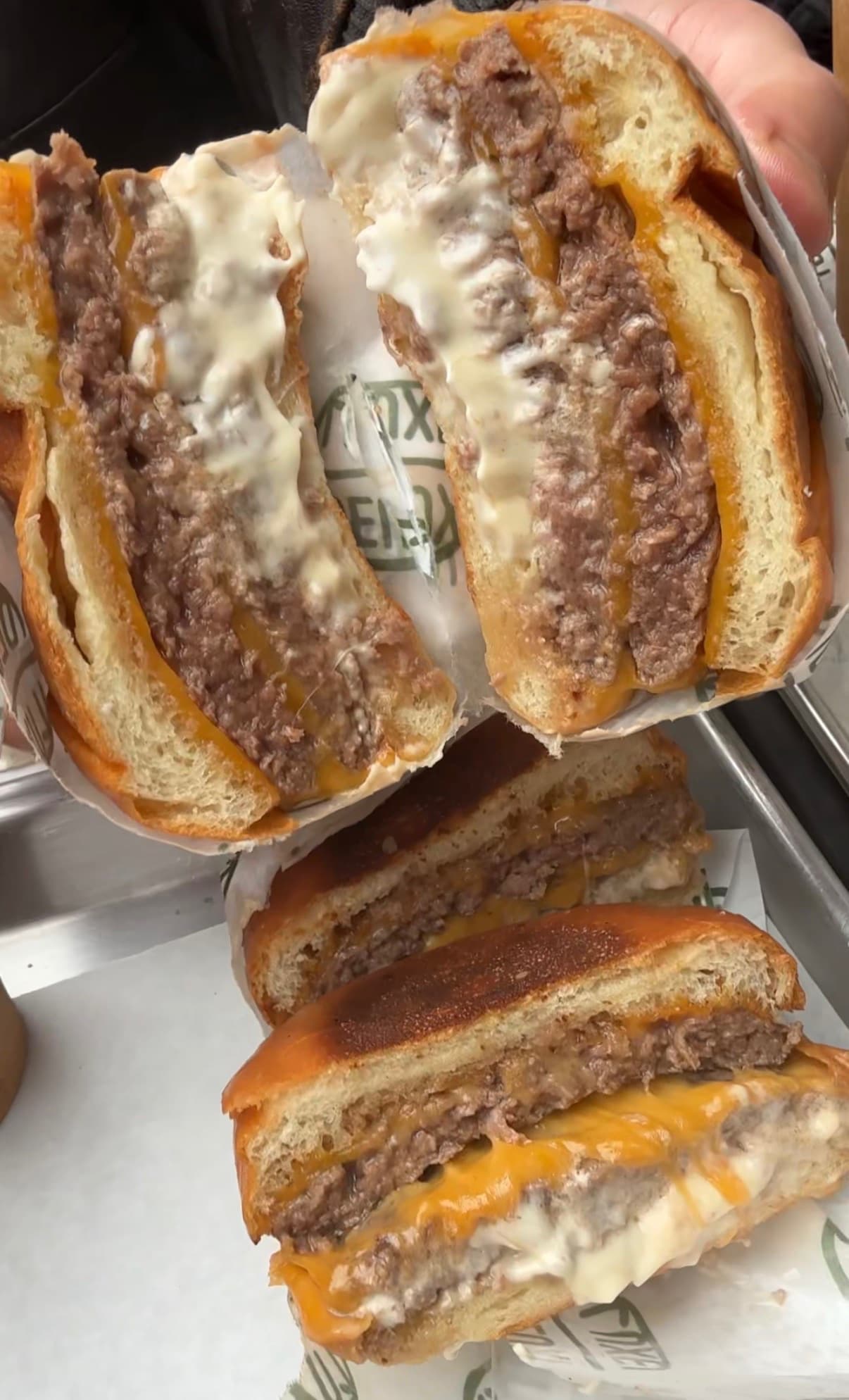 The Smash Burger at Deux Luxe