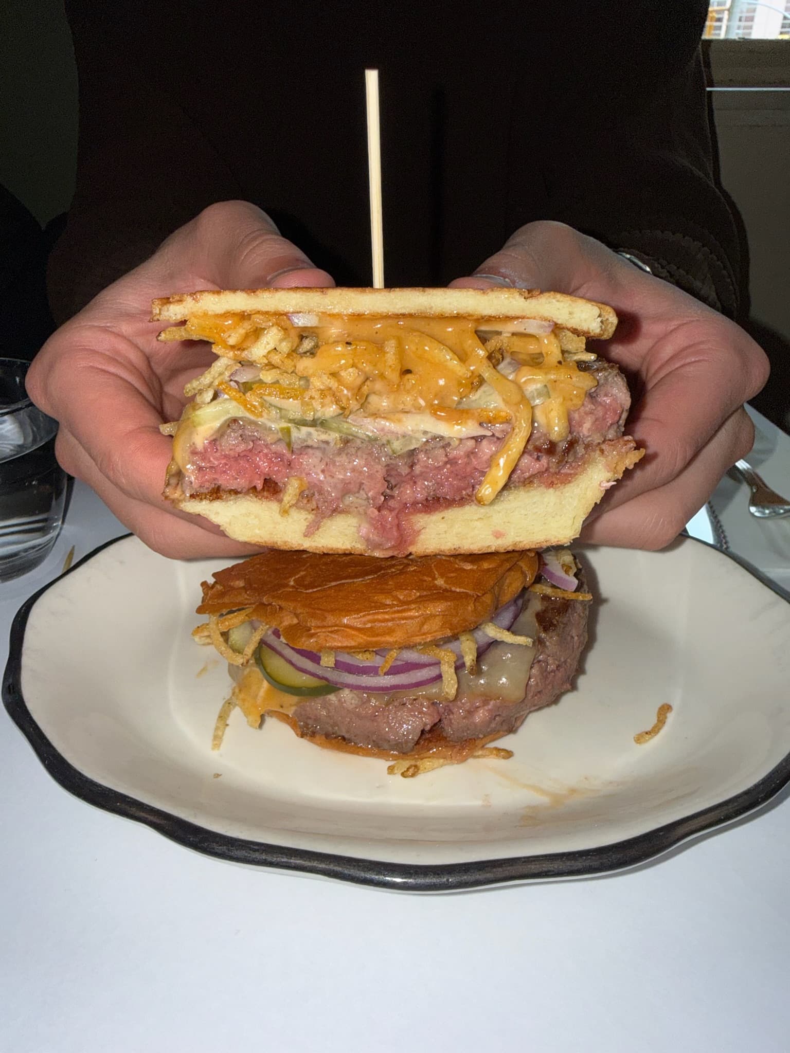 The The Burger (from Bar Sardine) at Fairfax