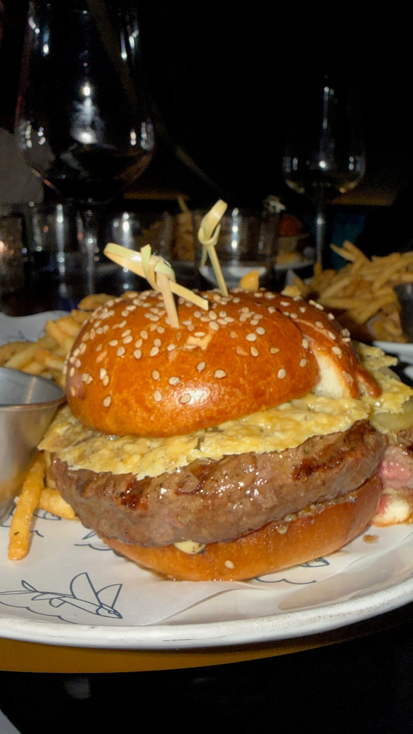 The The Burger at Flyfish Club