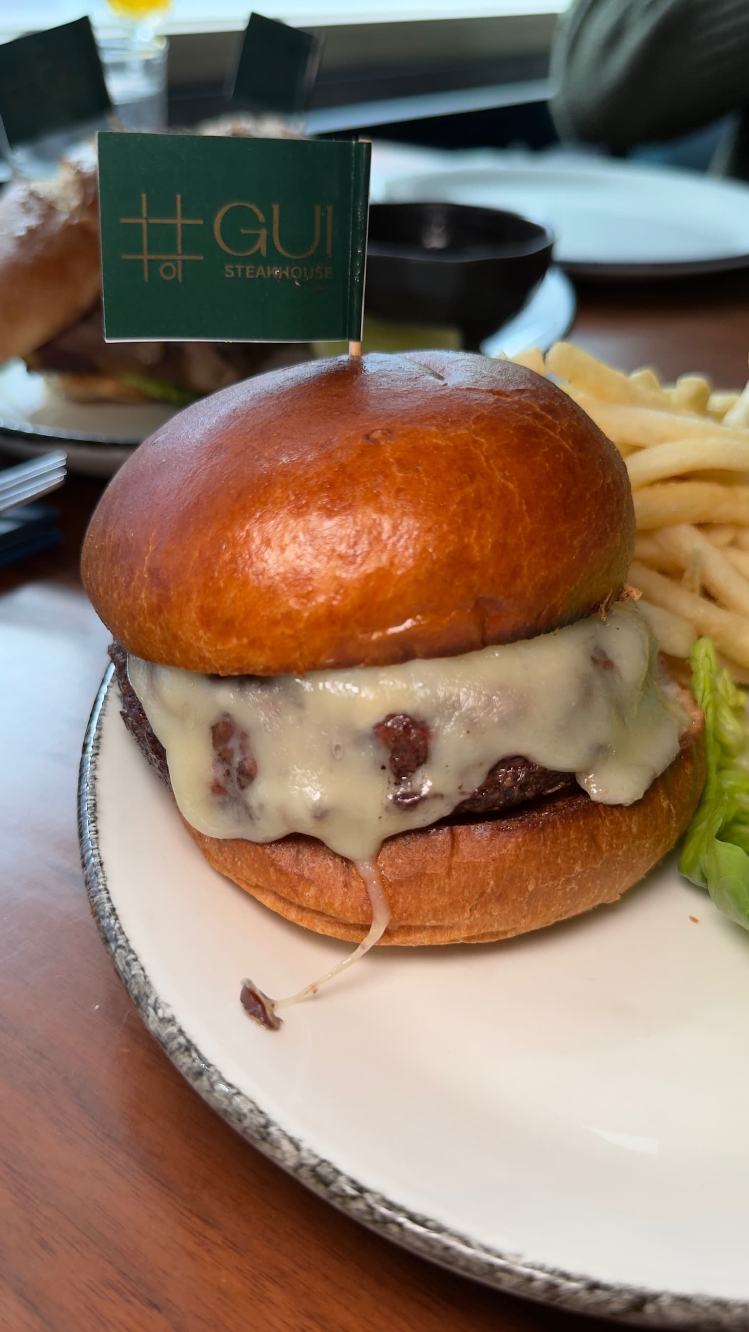 The GUI Burger + Fries at GUI