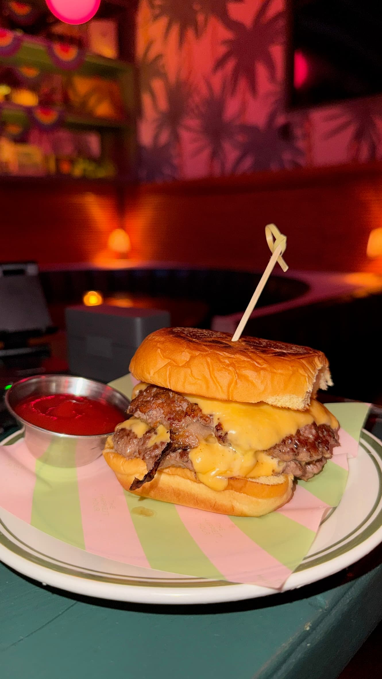 The The Happiest Burger at The Happiest Hour