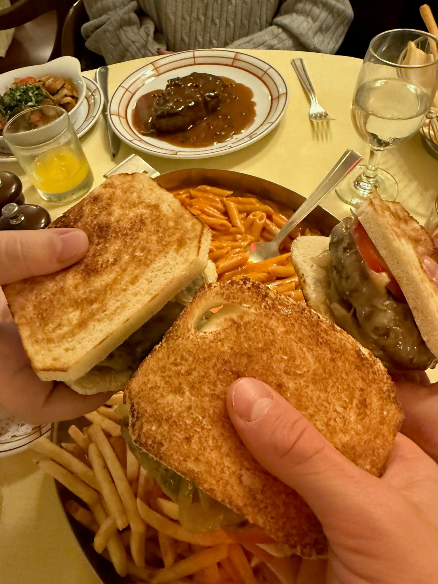 The Cipriani Burger at Harry Cipriani