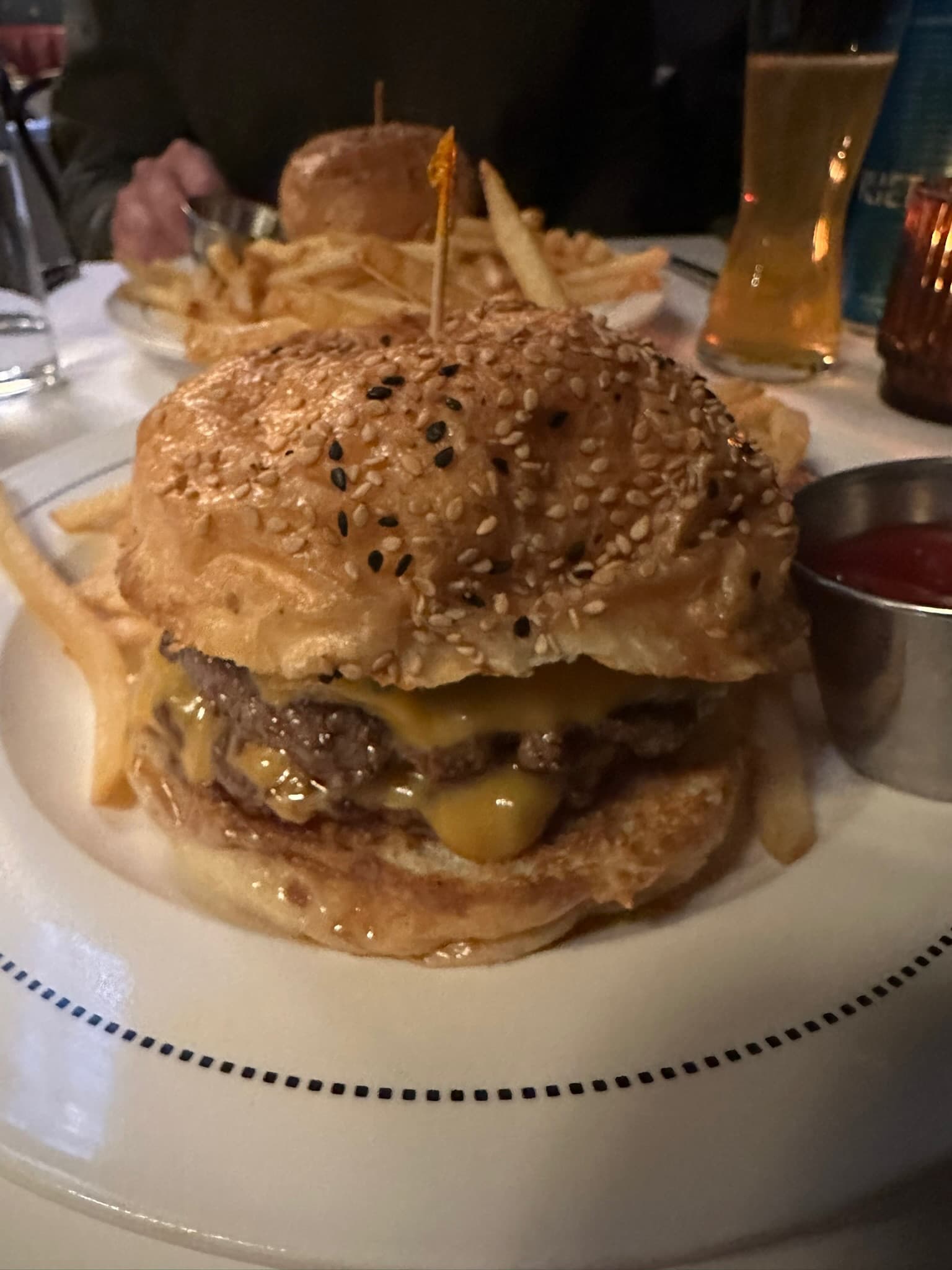 The Hoexter's Burger at Hoexter's Market