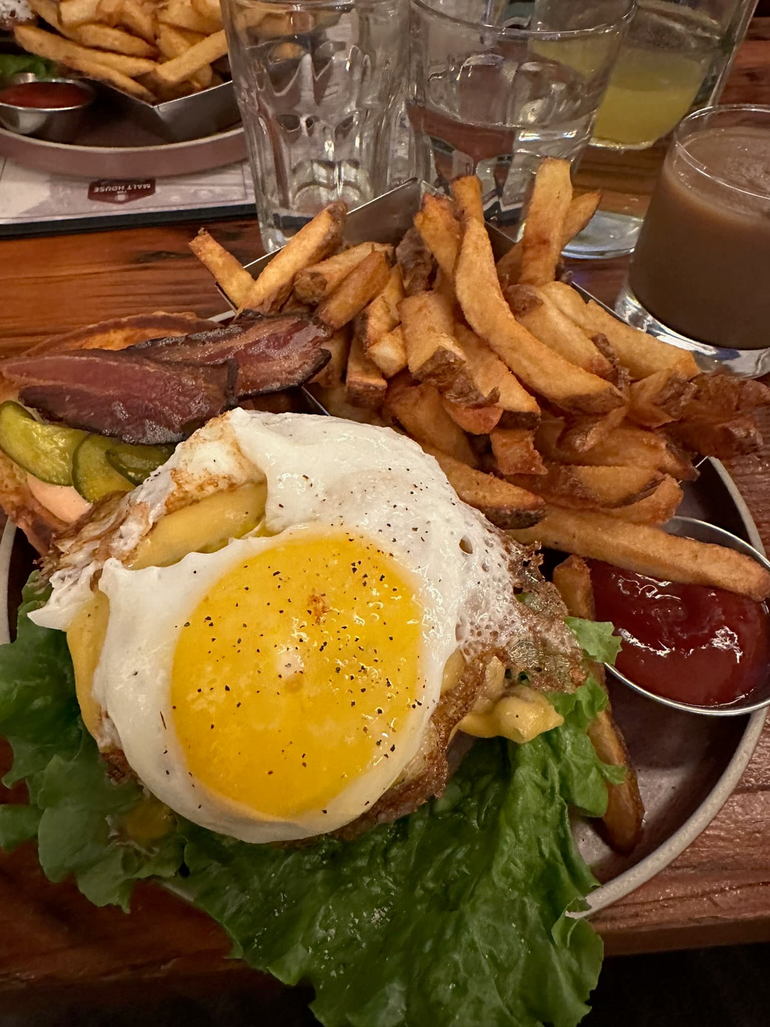 The Malt House Burger at Malt House