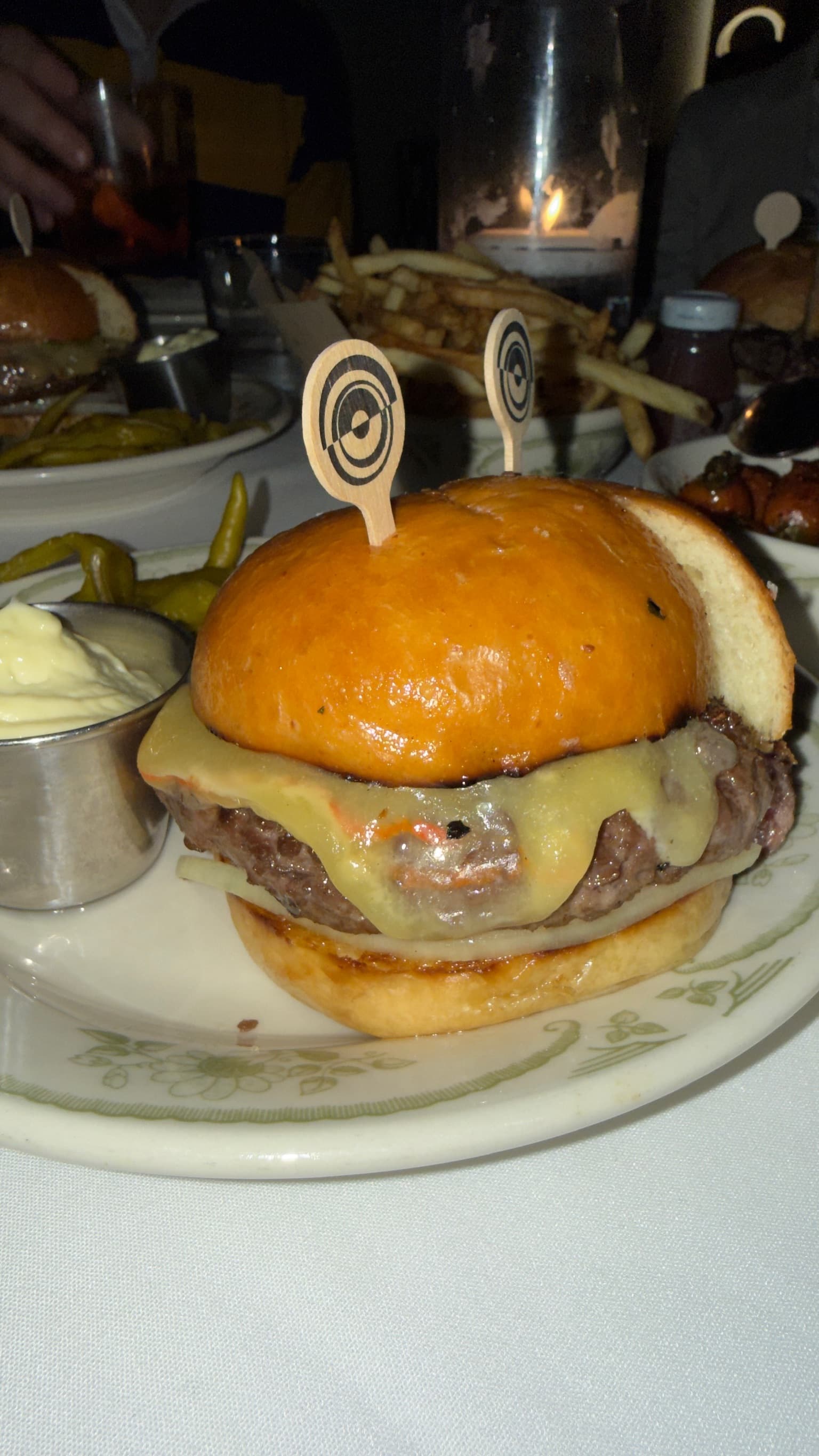 The Off-Menu Burger at Opto