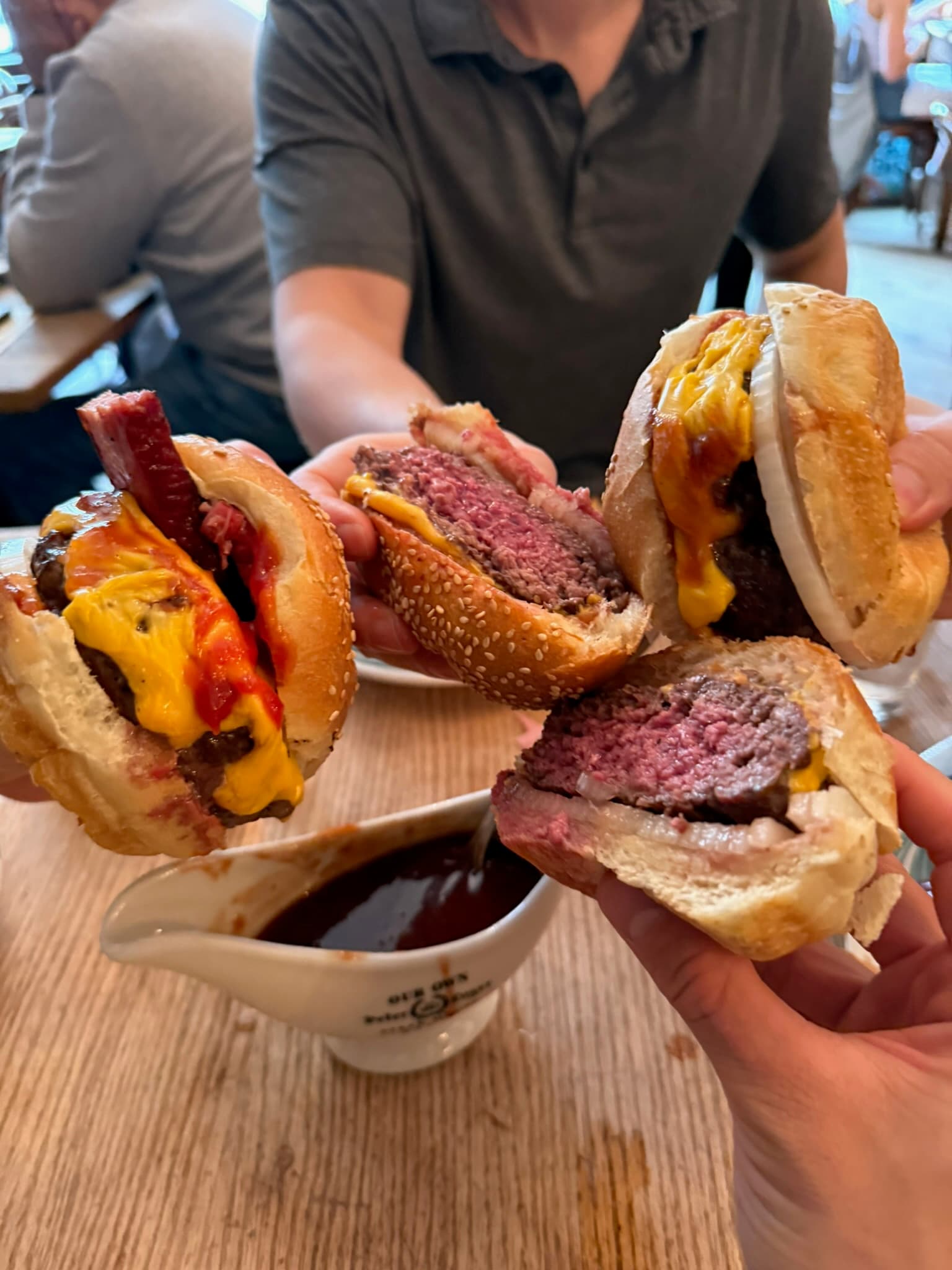 The Luger-Burger at Peter Luger