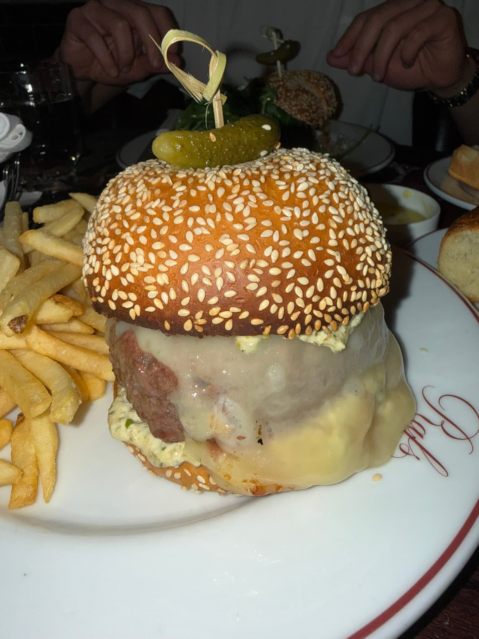 The Dry Aged Burger at Raf's
