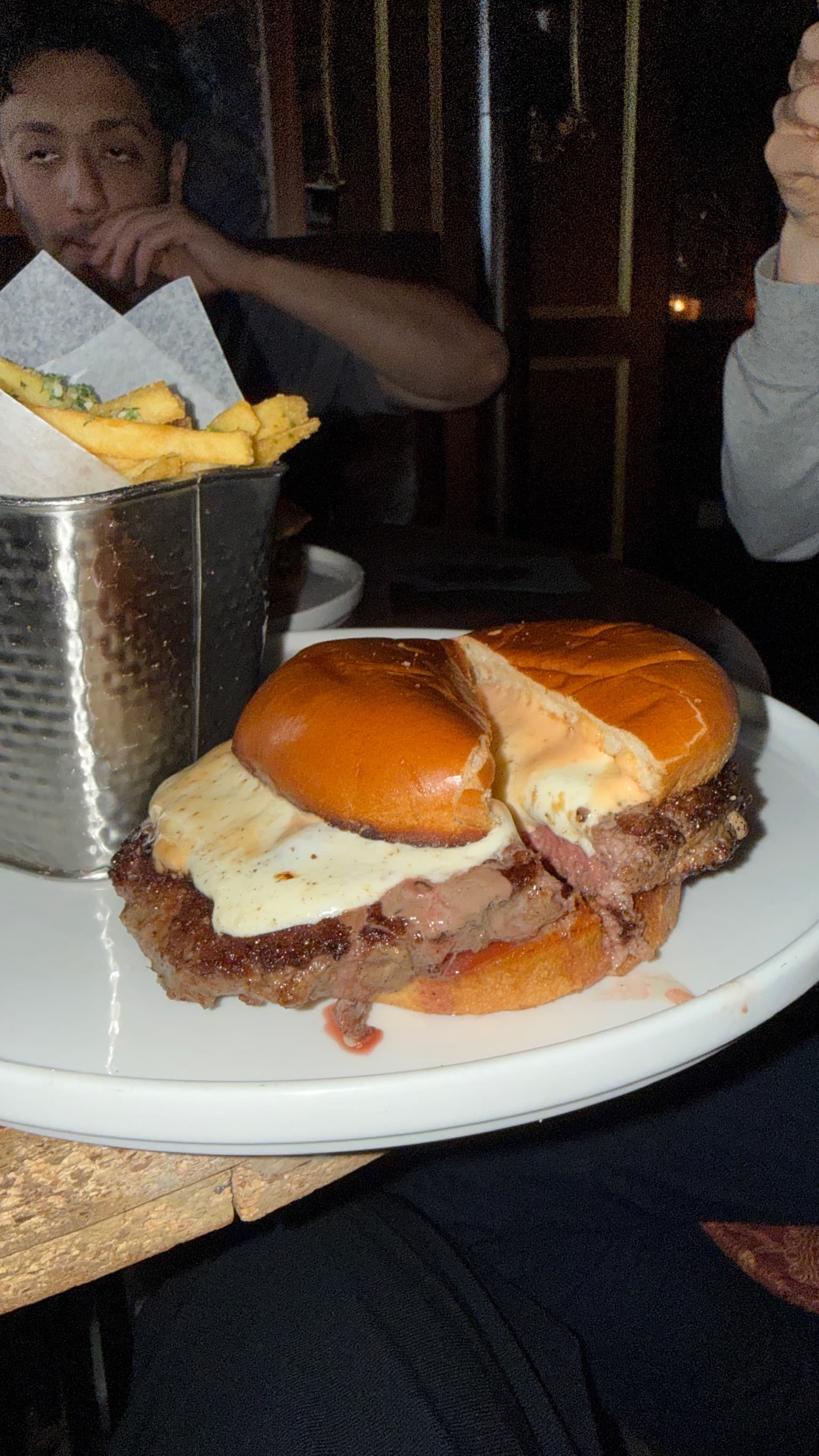 The Wagyu Beef Burger at The Attic
